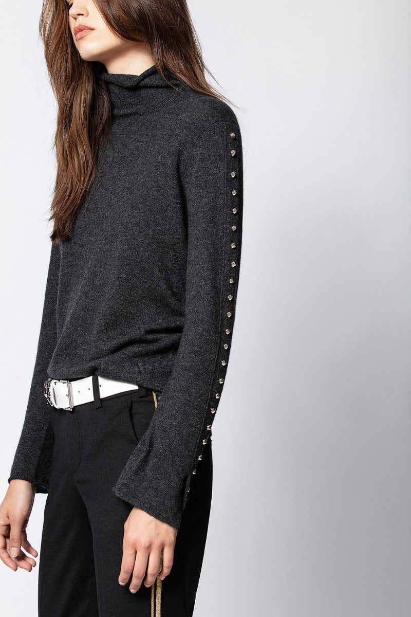 Pullover Crome - Damenpullover aus Wolle und Kaschmir.